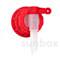 Red Tap Cap D50 1.5 Litre Flow Rate