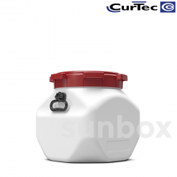 40L Square wide neck drum (with handles) CurTec