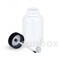 120ml Natural Bottle with Brush Cap