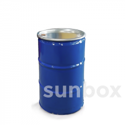 200L metal drum with clamp (without handles)