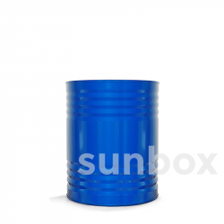 50L metal barrel with two openings (without handles)