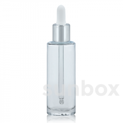 Cylindrical bottle Lucia 100ml Transparent
