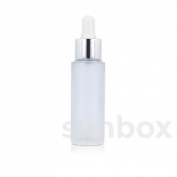 Cylindrical bottle Lucia 30ml TALL Frosted