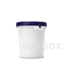 20L bucket with CLICK-PACK screw lid