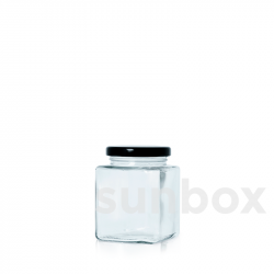 50ml Transparent CUBIC Glass Jar