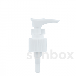 24/410 White Ribbed Dispenser Cap Tube 230mm 