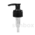 Black RIBBED Lotion Pump 28/410