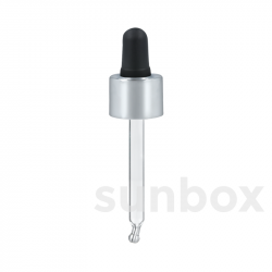 18/410 Black Dropper Pipette Without Seal