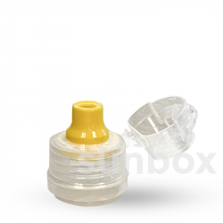 Fliptop 28/410 yellow and transparent