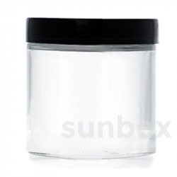 Transparent 750ml glass jar