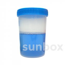 Sampling container 200ml with Blue Cap