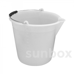 12L Graduated bucket with pouring spout
