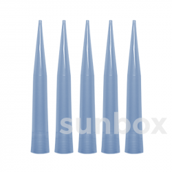 Disposable blue tips for automatic micropipettes