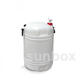 Stackable Drum 60L with 2 opening (with handles)