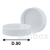 Bright White Chicago Lid D50