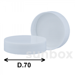 Glossy White Chicago Lid D70