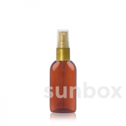 50ml amber OVAL SUN bottle