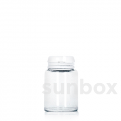 Glass Pill 20ml Transparent