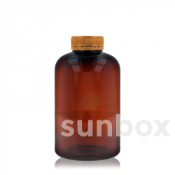 500ml amber PET Pill container