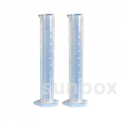 500ml Test tube with pentagonal base in relief