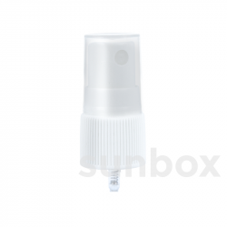 White RIBBED Sprayer Cap 20/410 Tube 67mm