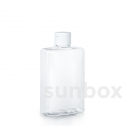 250ml PET transparent Petaca bottle