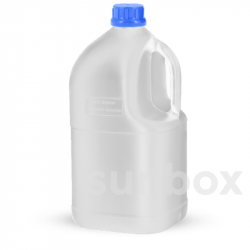 5000ml Natural Square Bottle for Liquids UN-X