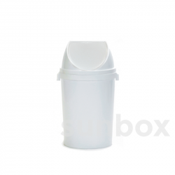 40 litres wastepaper bin with swing-lid