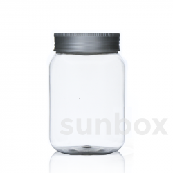 500ml PET square jar