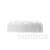 White lid 15ml angelie glass jar