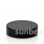 Black lid 360ml foodie glass jar
