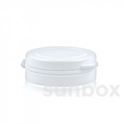 White Hinge Lid (Piljar / Pharma Pot)