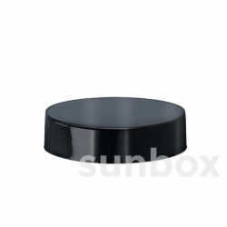 Black Lid 250ml Glass Jar