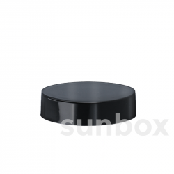 Black Lid 5ml Glass Jar