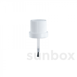 White Cap with Brush and Seal d18-47 mm