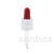 White Tamper Evident with Red Teat Dropper 10ml