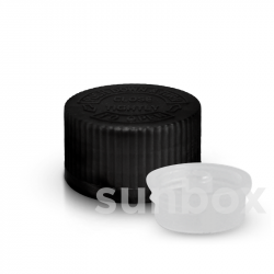 Dropper Cap 28/410 Child Safety Black