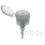 Transparent  One touch dispenser 24/410 Tube 230mm