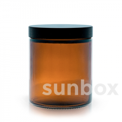 250ml Glass Jar Amber