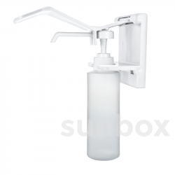 Wall Support for Bottles with Dispenser