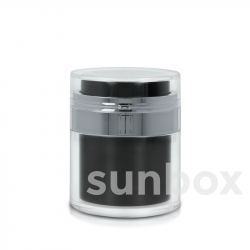 Airless Jar 50ml Black/Silver